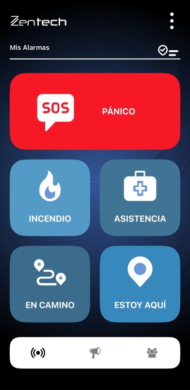 App Zentech Security - Mis Alarmas